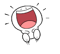 Gif animé rire saute